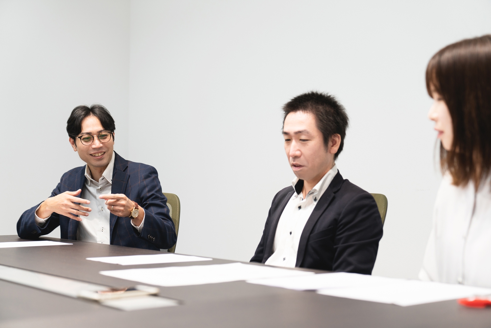 プランナー3名の特別インタビューの様子