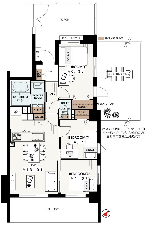 間取図